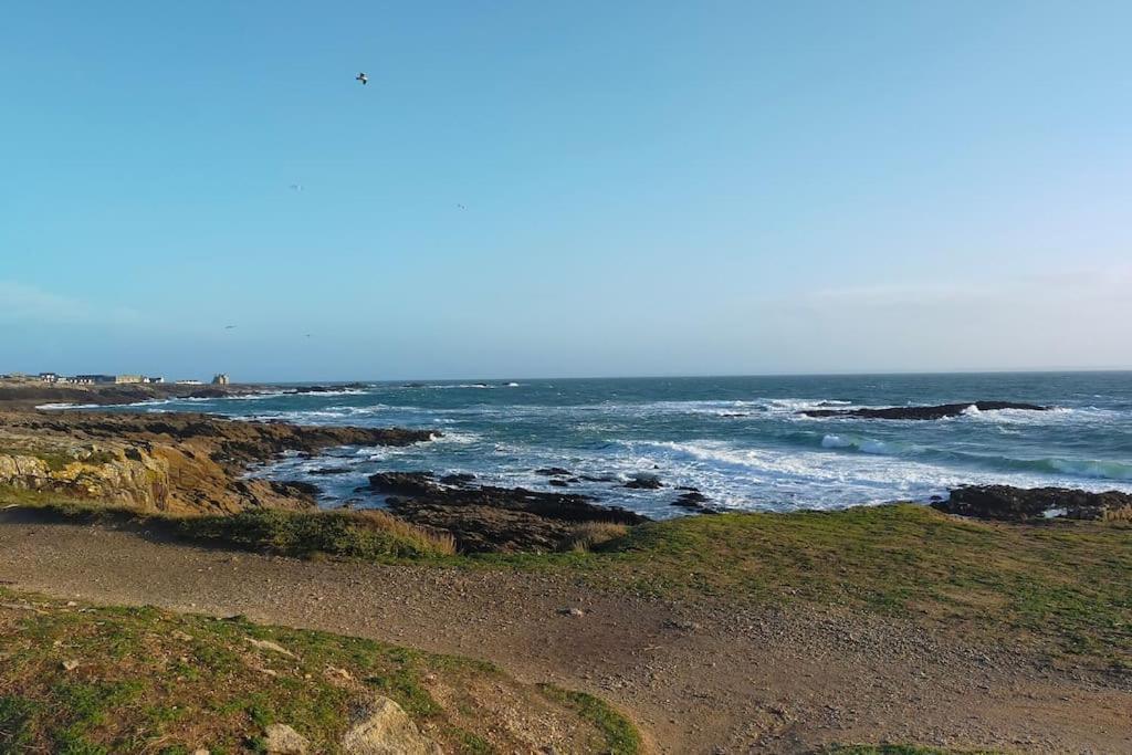 T2 Neuf Au Pied De La Plage Saint-Pierre-Quiberon Exteriör bild